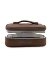 Mytagalongs Mini My Clear Cosmetic Case In Espresso