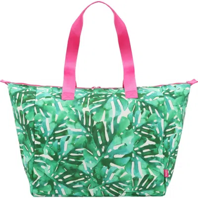 Mytagalongs Paradise Lost Insulated Weekend Tote In Blue