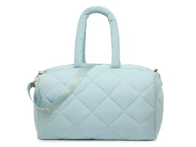 Mytagalongs Puffer Weekender In Blue