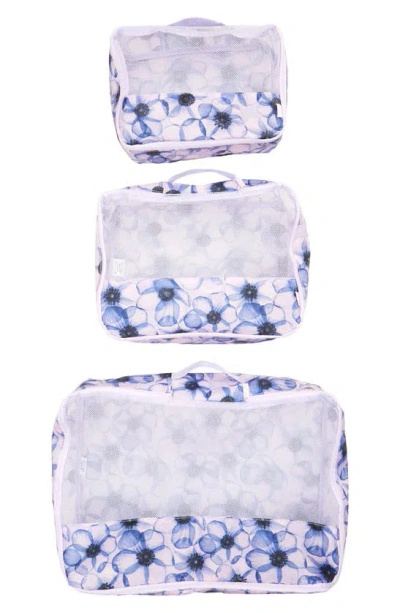 Mytagalongs Set Of 3 Poppies Packing Pods In Blue