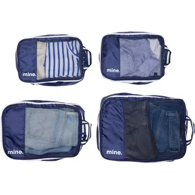 Mytagalongs Set Of 4 Compression Packing Pods In Navy