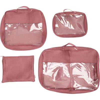 Mytagalongs Set Of 4 Packing Pods In Pink