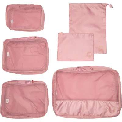Mytagalongs Set Of 6 Packing Pods In Pink