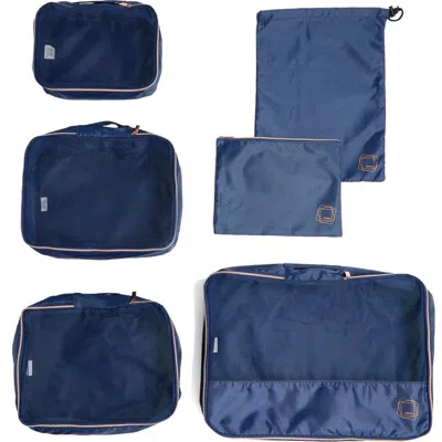 Mytagalongs Set Of 6 Packing Pods In Navy