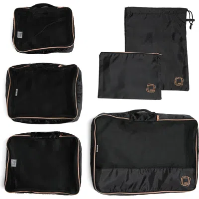 Mytagalongs Set Of 6 Packing Pods In Norstrom Black/rose Gold