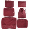 Mytagalongs Set Of 6 Packing Pods In Ruby