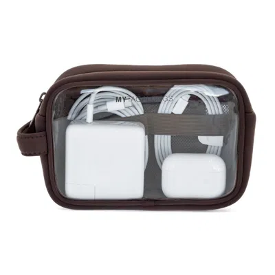 Mytagalongs The Clear Cable Organizer In Brown