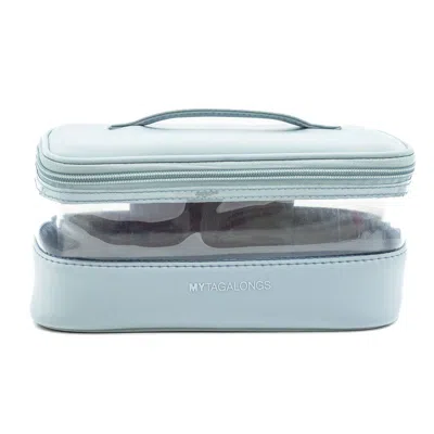 Mytagalongs The Clear Train Case In Blue