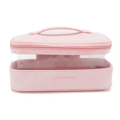 Mytagalongs The Clear Train Case In Pink