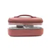 Mytagalongs The Mini Clear Train Case In Red