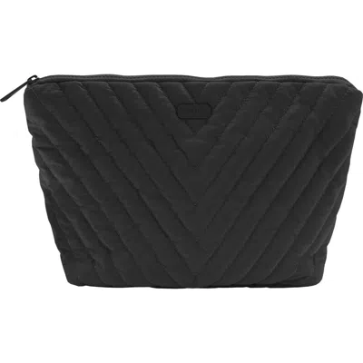 Mytagalongs Vanity Quilted Cosmetic Bag In Black