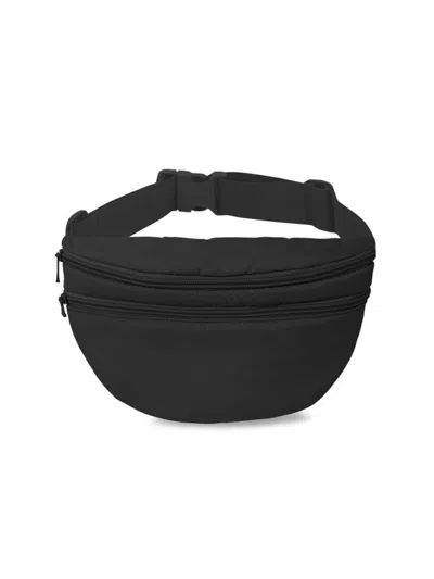 Mytagalongs Victoria Solid Belt Bag In Black
