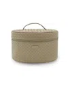 Mytagalongs Women's Allure Woven Cosmetic Case In Cream