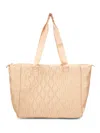 MYTAGALONGS WOMEN'S OLIVER QUILTED WEEKENDER TOTE