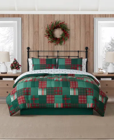Mytex Holiday Patchwork 8-pc. Comforter Set, Exclusively At Macy's In Multi