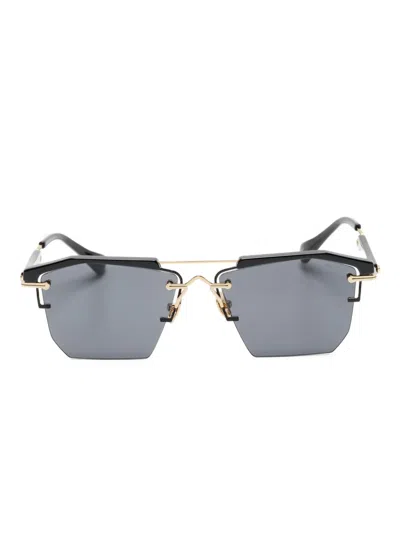 Myth Geometric-frame Sunglasses In Black