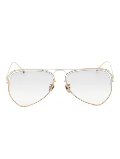 Myth Roman Pilot-frame Sunglasses In Gold