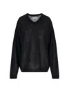 Mythinks Alpaca-blend Knit Sweater For Women In Black