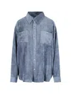 Mythinks Corduroy Shirt In Blue