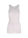 Mythinks Cotton Tank Top In White