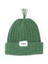 Mythinks Logo-label Beanie Hat In Green