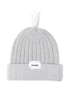 Mythinks Ribbed-knit Beanie Hat In Gray