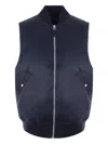 Mythinks Ribbed Zip-front Jacket In Blue