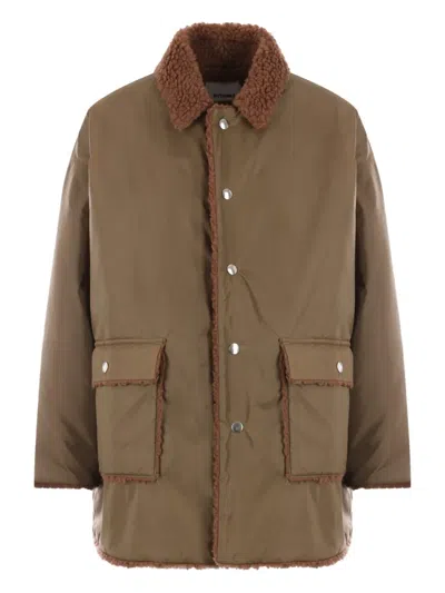 MYTHINKS TEDDY-TRIMMED JACKET