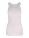 Mythinks Tank Top In Cotone In White