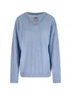 Mythinks V-neck Sweater In Blue