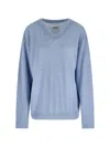 Mythinks V-neck Sweater In Blue