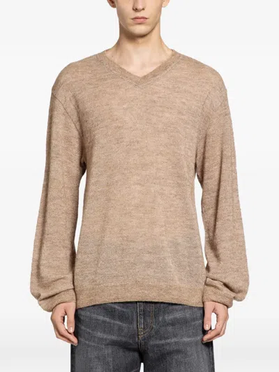 Mythinks V-neck Sweater In Neutral