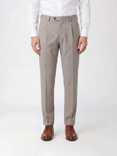 Myths Wool Tailored Trousers In Gray