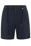 Myths Drawstring-waist Shorts In Black
