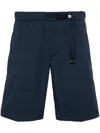 Myths Apollo Checked Bermuda Shorts In Blue