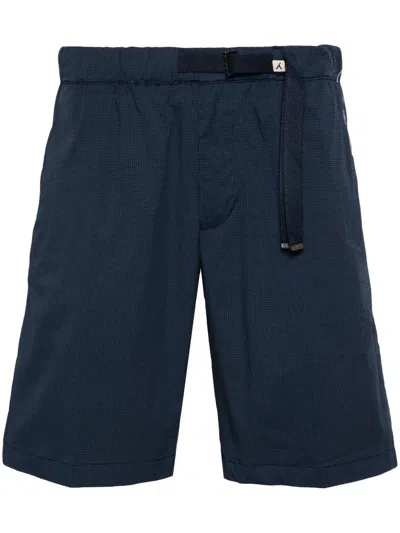 Myths Apollo Checked Bermuda Shorts In Blue
