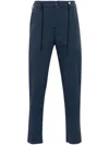 Myths Apollo Herringbone Chino Trousers In Blue