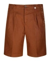 Myths Belt-loop Shorts In Brown