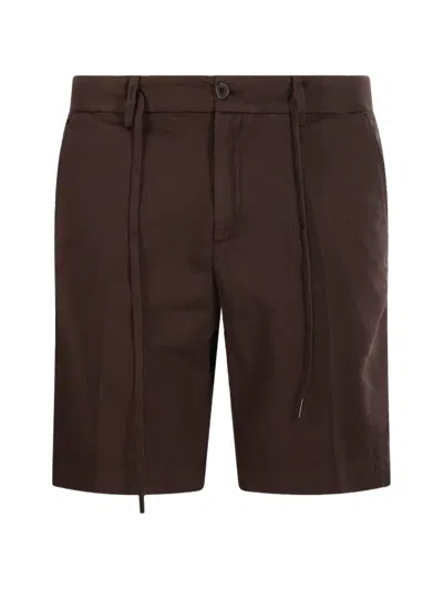 Myths Belt-loops Shorts In Brown