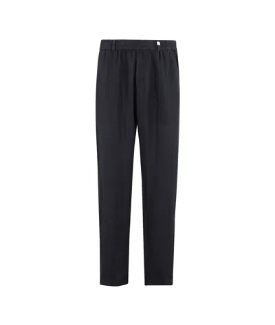 Myths Belt Loops Slacks In Blue