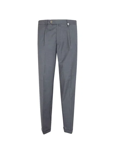 Myths Belt-loops Trousers In Gray