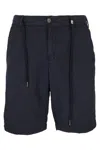 Myths Drawstring-waist Shorts In Blue
