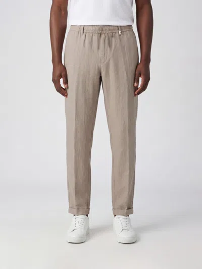 Myths Wool Tailored Trousers In Brown