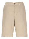 Myths Button-fastening Shorts In Gold