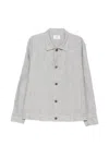 Myths Button-up Overshirt In White