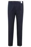 Myths Man Pants Midnight Blue Size 28 Virgin Wool In Blue