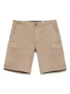 Myths Cotton Cargo Shorts In Brown