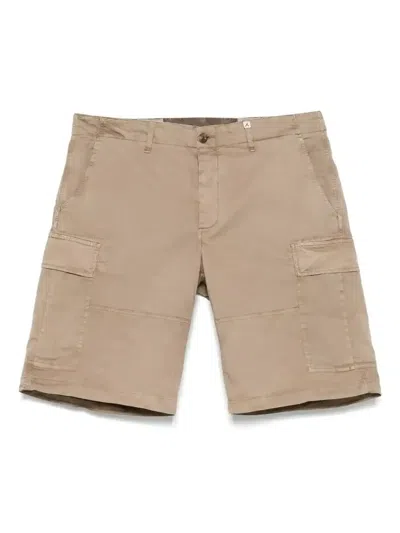 Myths Cotton Cargo Shorts In Multicolor