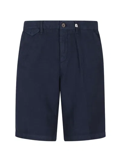 Myths Cotton-pique Shorts In Purple