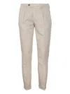 Myths Sand-colored Linen-cotton-lyocell Trousers In Neutrals
